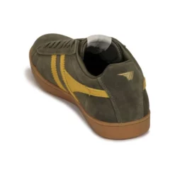Chaussures Homme Gola - EQUIPE SUEDE Kaki / Jaune -France CHAUSSURES DE SPORT Soldes Boutique 21317650 500 E