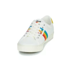 Chaussures Femme Gola - TENNIS MARK COX RAINBOW II Blanc / Multicolore -France CHAUSSURES DE SPORT Soldes Boutique 21317653 500 C