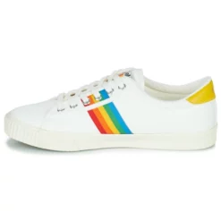 Chaussures Femme Gola - TENNIS MARK COX RAINBOW II Blanc / Multicolore -France CHAUSSURES DE SPORT Soldes Boutique 21317653 500 D