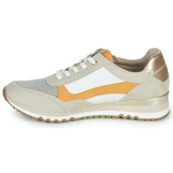 Chaussures Femme Marco Tozzi - ANGELINA Beige / Orange -France CHAUSSURES DE SPORT Soldes Boutique 21395861 500 D