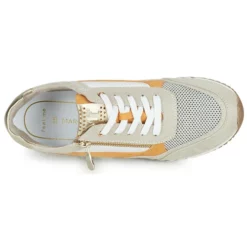 Chaussures Femme Marco Tozzi - ANGELINA Beige / Orange -France CHAUSSURES DE SPORT Soldes Boutique 21395861 500 F