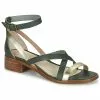 Chaussures Femme Casual Attitude - COUTIL Vert / Bronze -France CHAUSSURES DE SPORT Soldes Boutique 21406737 500 A