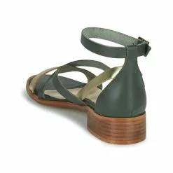 Chaussures Femme Casual Attitude - COUTIL Vert / Bronze -France CHAUSSURES DE SPORT Soldes Boutique 21406737 500 E