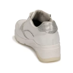Chaussures Femme Jana - Blanc / Argenté -France CHAUSSURES DE SPORT Soldes Boutique 21427210 500 E