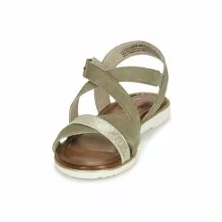 Chaussures Femme Jana - Kaki / Doré -France CHAUSSURES DE SPORT Soldes Boutique 21427212 500 C