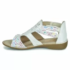 Chaussures Femme Dorking - ODA Blanc / Multicolore -France CHAUSSURES DE SPORT Soldes Boutique 21448082 500 D