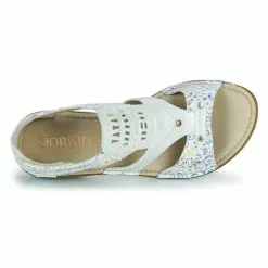 Chaussures Femme Dorking - ODA Blanc / Multicolore -France CHAUSSURES DE SPORT Soldes Boutique 21448082 500 F