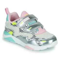 Chaussures Fille Primigi - 1958000 Argent / Rose / Bleu