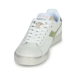 Chaussures Femme Diadora - GAME I LOW ICONA WN Blanc -France CHAUSSURES DE SPORT Soldes Boutique 21469013 500 C