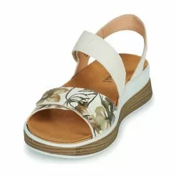 Chaussures Femme Think - MEGGIE Blanc / Marron -France CHAUSSURES DE SPORT Soldes Boutique 21481633 500 C