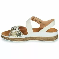 Chaussures Femme Think - MEGGIE Blanc / Marron -France CHAUSSURES DE SPORT Soldes Boutique 21481633 500 D