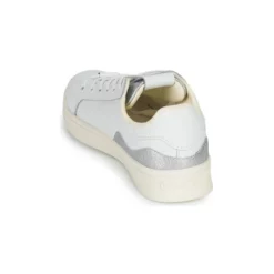 Chaussures Femme Pepe Jeans - MILTON MIX Blanc / Argent -France CHAUSSURES DE SPORT Soldes Boutique 21503973 500 E