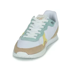 Chaussures Femme Pepe Jeans - HOLLAND W SUMMER Blanc / Bleu / Rose -France CHAUSSURES DE SPORT Soldes Boutique 21504007 500 C
