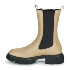 Chaussures Femme Minelli - CLELIE Beige / Noir -France CHAUSSURES DE SPORT Soldes Boutique 21669668 500 D