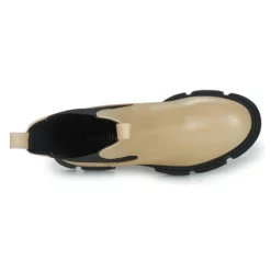 Chaussures Femme Minelli - CLELIE Beige / Noir -France CHAUSSURES DE SPORT Soldes Boutique 21669668 500 F