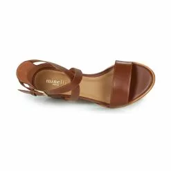 Chaussures Femme Minelli - ARICIE Marron -France CHAUSSURES DE SPORT Soldes Boutique 21669695 500 F