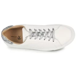 Chaussures Femme Vanessa Wu - STEPH Blanc / Argenté -France CHAUSSURES DE SPORT Soldes Boutique 21889693 500 F