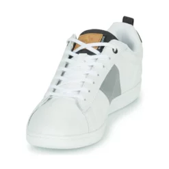 Chaussures Homme Le Coq Sportif - COURTCLASSIC BLACK JEAN Blanc / Gris -France CHAUSSURES DE SPORT Soldes Boutique 22259292 500 C