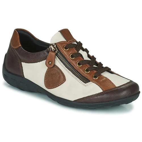 Chaussures Femme Remonte Dorndorf - R3415 Blanc / Marron 3 Chaussures Femme Remonte Dorndorf - R3415 Blanc / Marron
