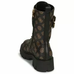 Chaussures Femme Guess - SERY Noir / Marron 12 Chaussures Femme Guess - SERY Noir / Marron -France CHAUSSURES DE SPORT Soldes Boutique 22418821 500 E