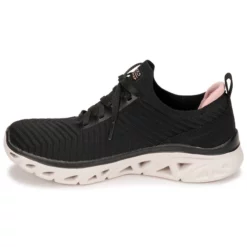 Chaussures Femme Skechers - GLIDE-STEP SPORT Noir / Rose -France CHAUSSURES DE SPORT Soldes Boutique 22429209 500 D