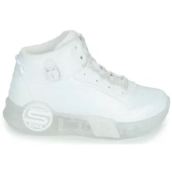 Chaussures Fille Skechers - S-LIGHTS REMIX Blanc -France CHAUSSURES DE SPORT Soldes Boutique 22429289 500 B