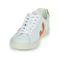 Chaussures Veja - ESPLAR LOGO Blanc / Orange -France CHAUSSURES DE SPORT Soldes Boutique 22546051 500 C