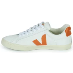 Chaussures Veja - ESPLAR LOGO Blanc / Orange -France CHAUSSURES DE SPORT Soldes Boutique 22546051 500 D