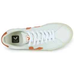 Chaussures Veja - ESPLAR LOGO Blanc / Orange -France CHAUSSURES DE SPORT Soldes Boutique 22546051 500 F