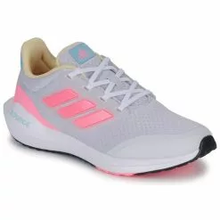 Chaussures Fille Adidas Performance - EQ21 RUN 2.0 J Gris / Rose