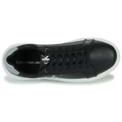 Chaussures Femme Calvin Klein Jeans - CHUNKY CUPSOLE LACEUP LOW ESS M Noir -France CHAUSSURES DE SPORT Soldes Boutique 22584726 500 F