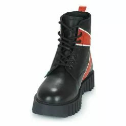 Chaussures Femme Kickers - KICK FABULOUS Noir / Rouge -France CHAUSSURES DE SPORT Soldes Boutique 22587839 500 C