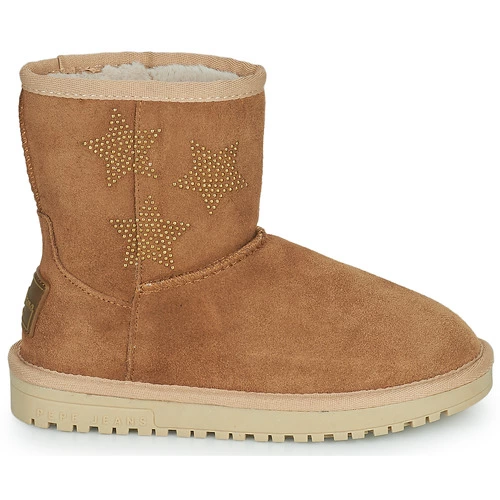 Chaussures Fille Pepe Jeans - DISS GIRL STARS Marron 4 Chaussures Fille Pepe Jeans - DISS GIRL STARS Marron – Image 2