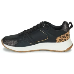 Chaussures Femme Pepe Jeans - JOY DREAMS LEO Noir -France CHAUSSURES DE SPORT Soldes Boutique 22588018 500 D