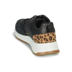 Chaussures Femme Pepe Jeans - JOY DREAMS LEO Noir -France CHAUSSURES DE SPORT Soldes Boutique 22588018 500 E