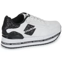 Chaussures Femme Replay - NEW PENNY ZOOM Blanc -France CHAUSSURES DE SPORT Soldes Boutique 22651519 500 D