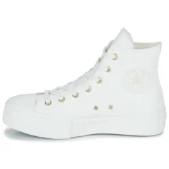 Chaussures Femme Converse - Chuck Taylor All Star Lift Mono White Blanc -France CHAUSSURES DE SPORT Soldes Boutique 22654912 500 D
