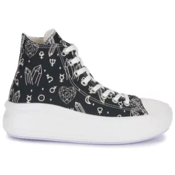 Chaussures Femme Converse - Chuck Taylor All Star Move Crystal Energy Noir -France CHAUSSURES DE SPORT Soldes Boutique 22654922 500 B