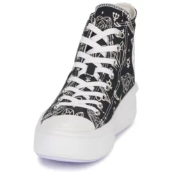 Chaussures Femme Converse - Chuck Taylor All Star Move Crystal Energy Noir -France CHAUSSURES DE SPORT Soldes Boutique 22654922 500 C