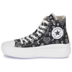 Chaussures Femme Converse - Chuck Taylor All Star Move Crystal Energy Noir -France CHAUSSURES DE SPORT Soldes Boutique 22654922 500 D