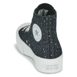 Chaussures Femme Converse - Chuck Taylor All Star Lift Millennium Glam Noir -France CHAUSSURES DE SPORT Soldes Boutique 22654923 500 E