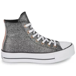 Chaussures Femme Converse - Chuck Taylor All Star Lift Forest Glam Hi Noir -France CHAUSSURES DE SPORT Soldes Boutique 22654928 500 B