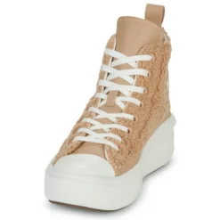 Chaussures Femme Converse - Chuck Taylor All Star Move Cozy Utility Hi Beige -France CHAUSSURES DE SPORT Soldes Boutique 22654941 500 C