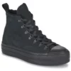 Chaussures Femme Converse - Chuck Taylor All Star Lift Monochrome Hi Noir -France CHAUSSURES DE SPORT Soldes Boutique 22654943 500 A