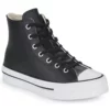 Chaussures Fille Converse - Chuck Taylor All Star Eva Lift Leather Foundation Hi Noir