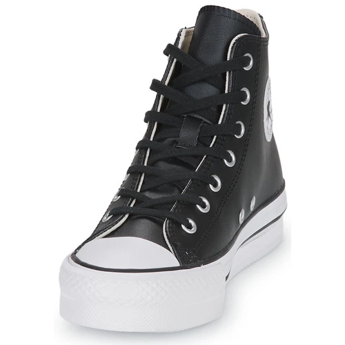 Chaussures Fille Converse - Chuck Taylor All Star Eva Lift Leather Foundation Hi Noir 5 Chaussures Fille Converse - Chuck Taylor All Star Eva Lift Leather Foundation Hi Noir – Image 3