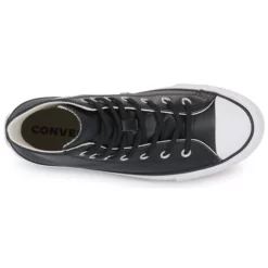 Chaussures Fille Converse - Chuck Taylor All Star Eva Lift Leather Foundation Hi Noir 13 Chaussures Fille Converse - Chuck Taylor All Star Eva Lift Leather Foundation Hi Noir -France CHAUSSURES DE SPORT Soldes Boutique 22674654 500 F