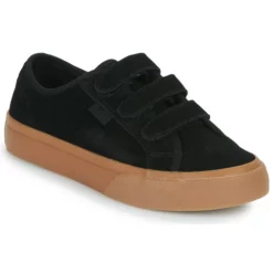 Chaussures Garçon DC Shoes - MANUAL V LE Noir / Gum