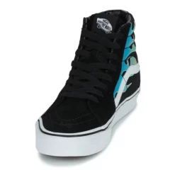 Chaussures Vans - SK8-HI FLAM Noir / Bleu / Vert -France CHAUSSURES DE SPORT Soldes Boutique 22872634 500 C