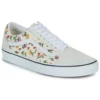 Chaussures Femme Vans - OLD SKOOL FLORAL Blanc -France CHAUSSURES DE SPORT Soldes Boutique 22872646 500 A